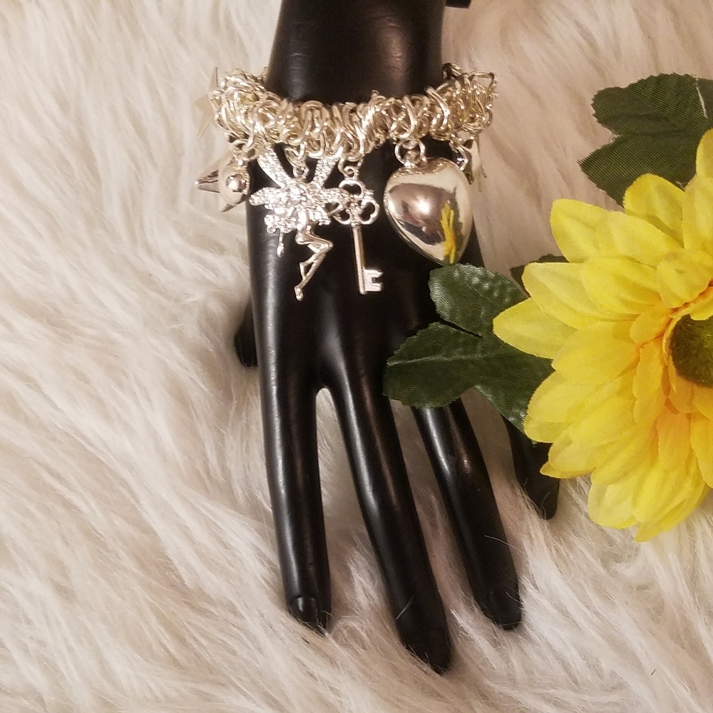 SILVER CHARM BRACELET
